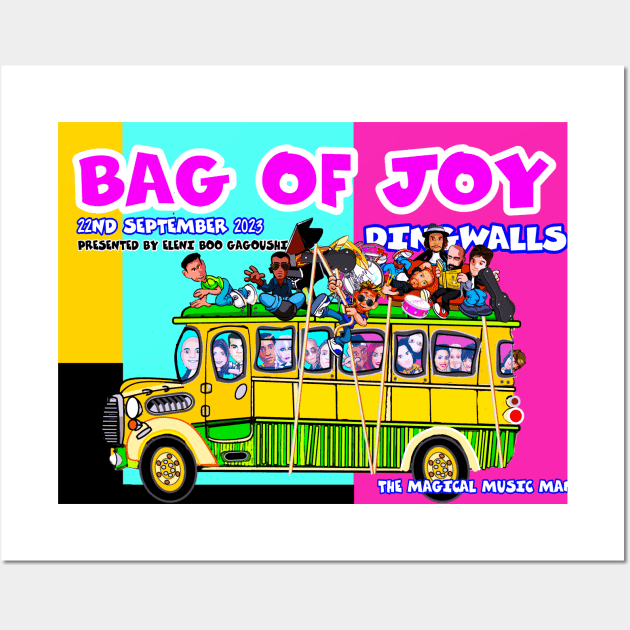 Bag of Joy cuba bus Wall Art by EnceladusWaters